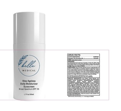 Stay Agelessdaily Moisturizer Sunscreen  Broad Spectrum Spf 25  1.7 Fl Oz (50 mL) (Sknvp Sp26.50 Belle)